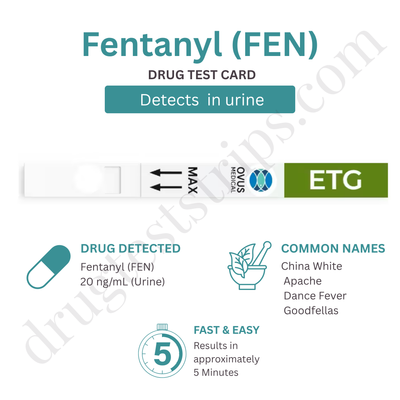 Fentanyl Urine Drug Test (20 ng/mL) |  Serenity SMD-FEN-120 25/Box