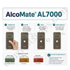 AlcoMate Premium (AL7000) Alcohol Breathalyzer. Full Pack.