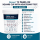 iScreen™ 12 Panel Dx Drug Screen Square Cup with Adulterant Test | Abbott | AMP, BAR, BUP, BZO, COC, MDMA, MET/mAMP, MOP/OPI, MTD, OXY, PCP, TCA | ABTDUAW112704D  25/Box