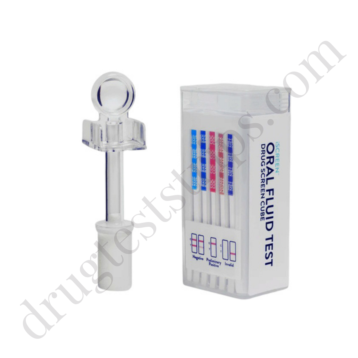 iScreen™ 6 Panel Oral Fluid Drug Screen Cube |  Abbott | Amphetamine (AMP) Cocaine (COC) Methamphetamine (MET) Opiates (OPI) Oxycodone (OXY) Phencyclidine (PCP) |  ABTOFCUBE0603C  25/Box