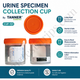 Urine Specimen Collection Cup | Tanner | Scientific  CUP-101   100 cups/bag