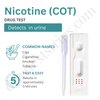 Nicotine Urine Test for Cotinine  |  Abbott  DCT-102  40 Tests/Box