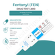 Fentanyl (FEN) Drug Test Card 200 ng/mL |  Abbott  DFN-114  25/Box