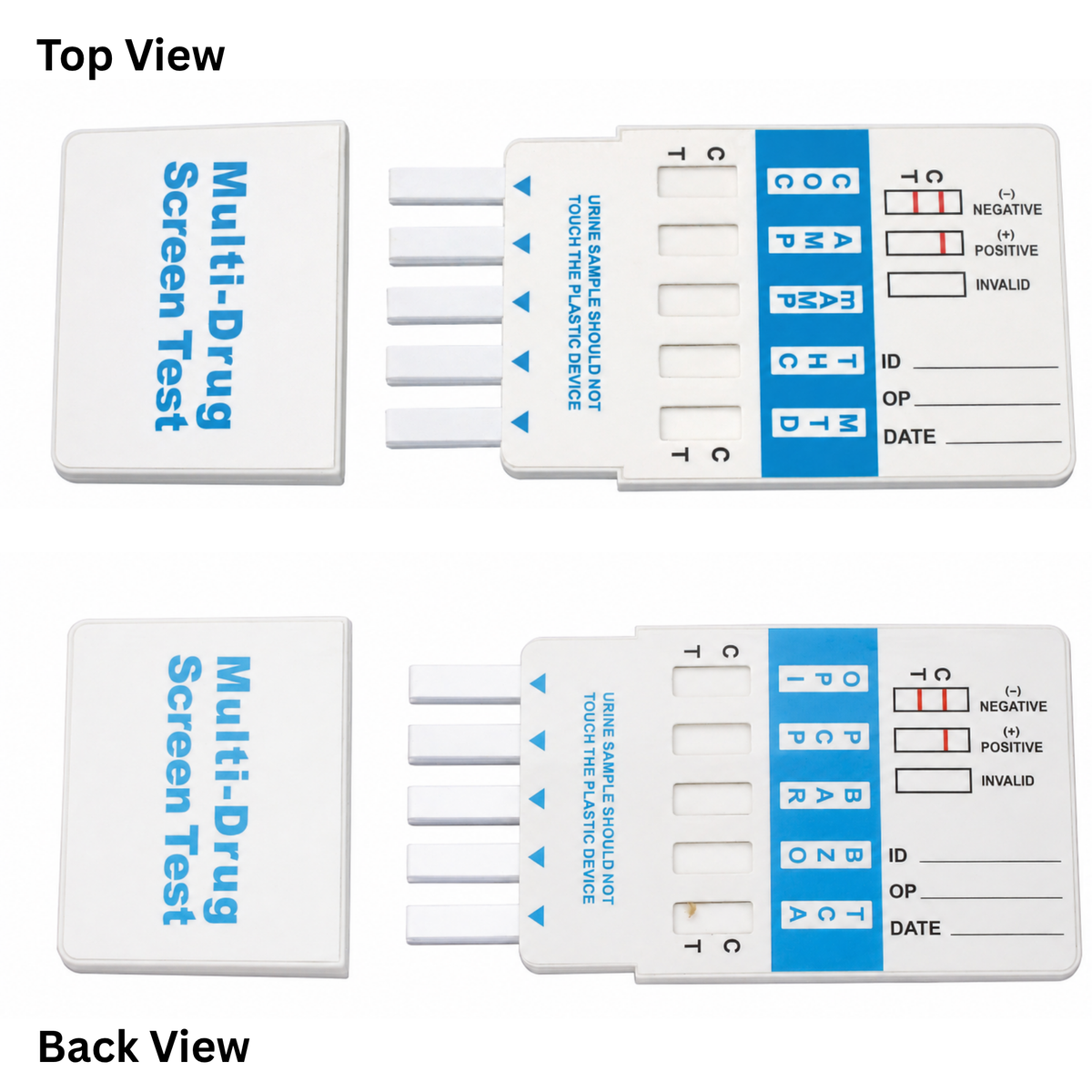10-Panel Urine Drug Test Card for Cocaine, Amphetamine, Methamphetamine, Marijuana, Methadone, Opiates, Phencyclidine, Barbiturates, Benzodiazepines, and Tricyclic Antidepressants   |  Abbott  DOA-1104   25/Box