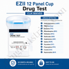 EZII 12 Panel Cup Drug Test 12 Panel Drug Test Cup for mAMP/MDMA/THC/BZO/MTD/BAR/AMP/MOPI/OXY/PPX/COC/BUP |  Abbott DOA-1127-041-19 25/Box