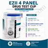 EZII 4 Panel Drug Test Cup for COC/mAMP/THC/OPI E-Z Test Cup II |  Abbott  DOA-1247-19  25/Box