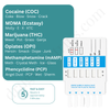 6 Drug Test Card for COC/mAMP/THC/OPI/PCP/MDMA  |  Abbott  DOA-1264  25/Box