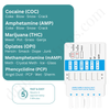 6 Panel Drug Test Card for COC/AMP/mAMP/THC/OPI/PCP | Abbott  DOA-264  25/Box