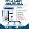 EZII 6 Panel Drug Test Cup for COC/MAMP/THC/MDMA/OPI/OXY | Abbott | DOA-167-321-19  25/Box