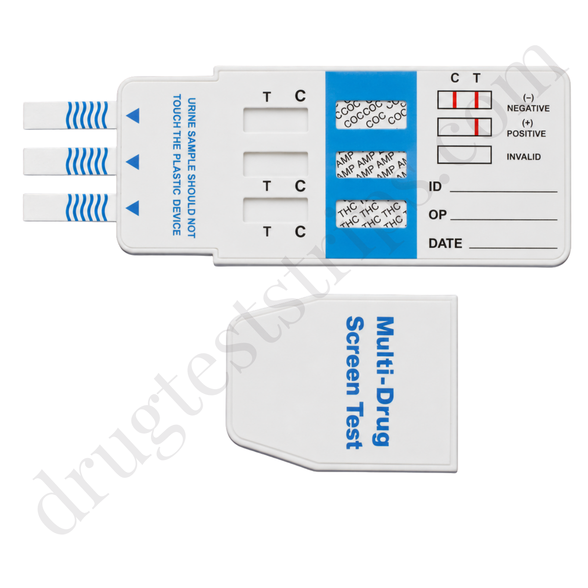 3-Drug Test Card  for COC/mAMP/THC  |  Abbott  DOA-234  25/Box