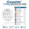 iCassette™ 11-Panel Urine Drug Test Screen |  Abbott  | Amphetamine, Barbiturates, Benzodiazepines, Cocaine, MDMA (Ecstasy), Morphine/Opiates, Oxycodone, Phencyclidine, Propoxyphene, Tricyclic Antidepressants, and Marijuana | I-DCB-1115-011  25/Box