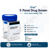 iCup™ 5 Panel Drug Screen with Adulterant Test |  Abbott | Amphetamine (AMP) Cocaaine (COC) Methamphetamine (MET) Opiates (OPI) Phencyclidine (PCP) | I-DUA-157-841 25/Box