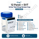 iCup™ 12 Panel + SVT Urine Test Drug Screen Cup |  Abbott | Amphetamine, Barbiturates, Benzodiazepines, Cocaine, Methamphetamine, Methadone, Opiates, Oxycodone, Phencyclidine, Propoxyphene, Tricyclic Antidepressants, Marijuana | I-DUE-1127-022 25/Box