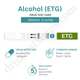ETG Alcohol Test Strip (500 ng/mL) |  Serenity SM-DOA-ETGSCN  25/Box