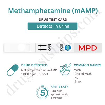 Methylphenidate MPD Drug Test Strip 300 ng/mL |  Serenity | Methylphenidate (MPD) | SM-DOA-MPDSCN 25/Box