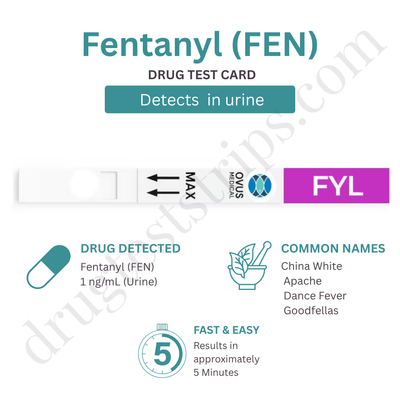 Fentanyl Urine Drug Test 1 ng/mL – CLIA Waived |  Serenity | Fentanyl | SMD-FEN-101  25/Box