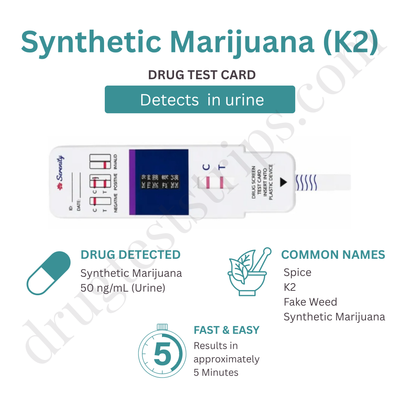 K2 Drug Test (Synthetic Marijuana) |  Serenity SMD-K2-114  25/Box