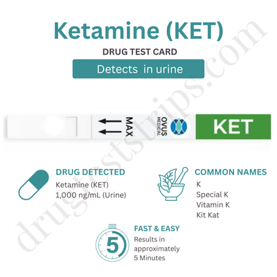 Ketamine(KET) Drug Test 1,000 ng/mL|  Serenity SMD-KET-114 25/Box