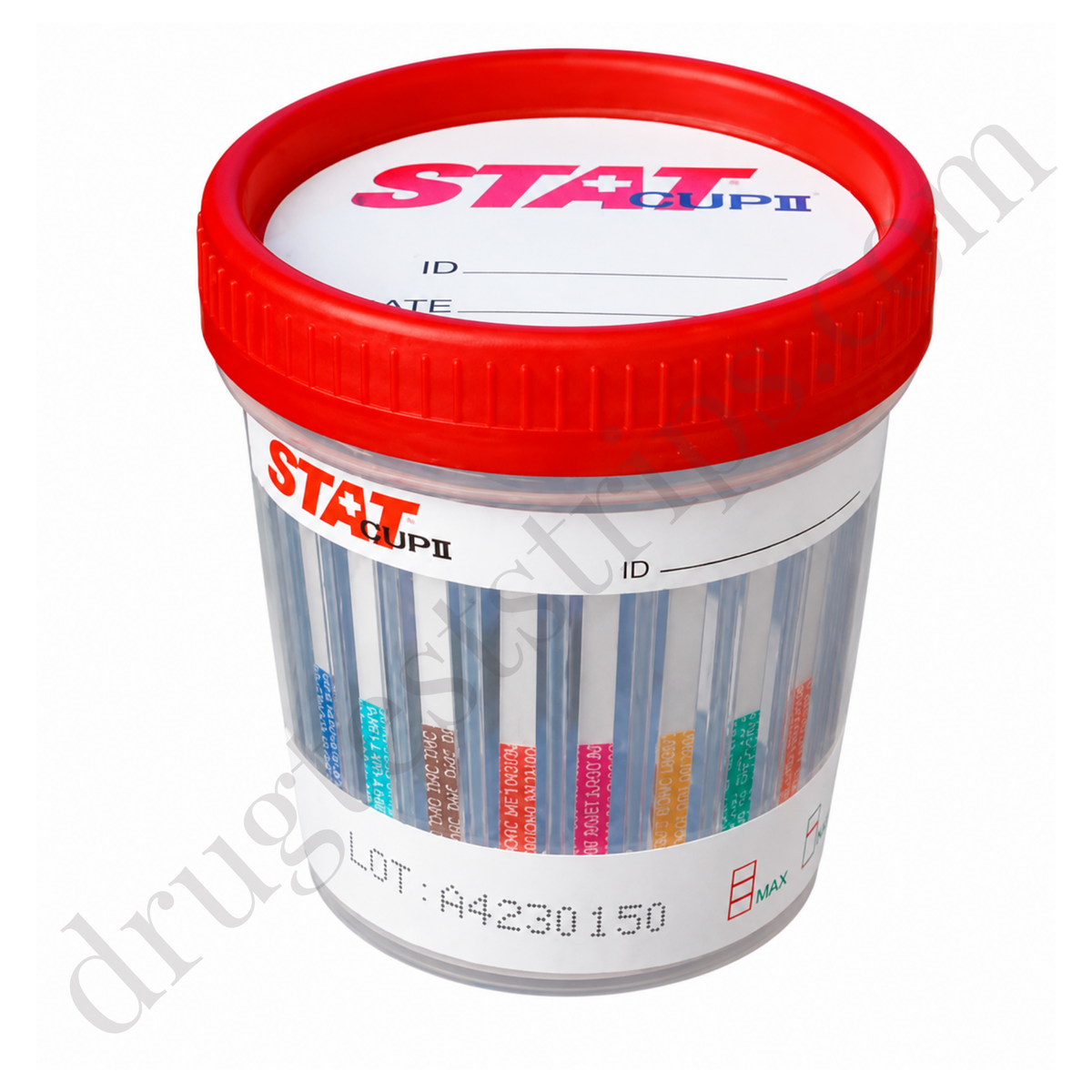 STATCUPII24-Panel Cup Test+Adulterants+Alcohol|MD| 6AM, AMP, BAR, BUP, BZO, COC, EDDP, EtG, FTY, GAB, HDY, KET, KRA, K250, MDMA, mAMP, MOR, MQL, MTD, OXY, PCP, PPX, THC, TRA | STATII-95247-0-A2  25/Box