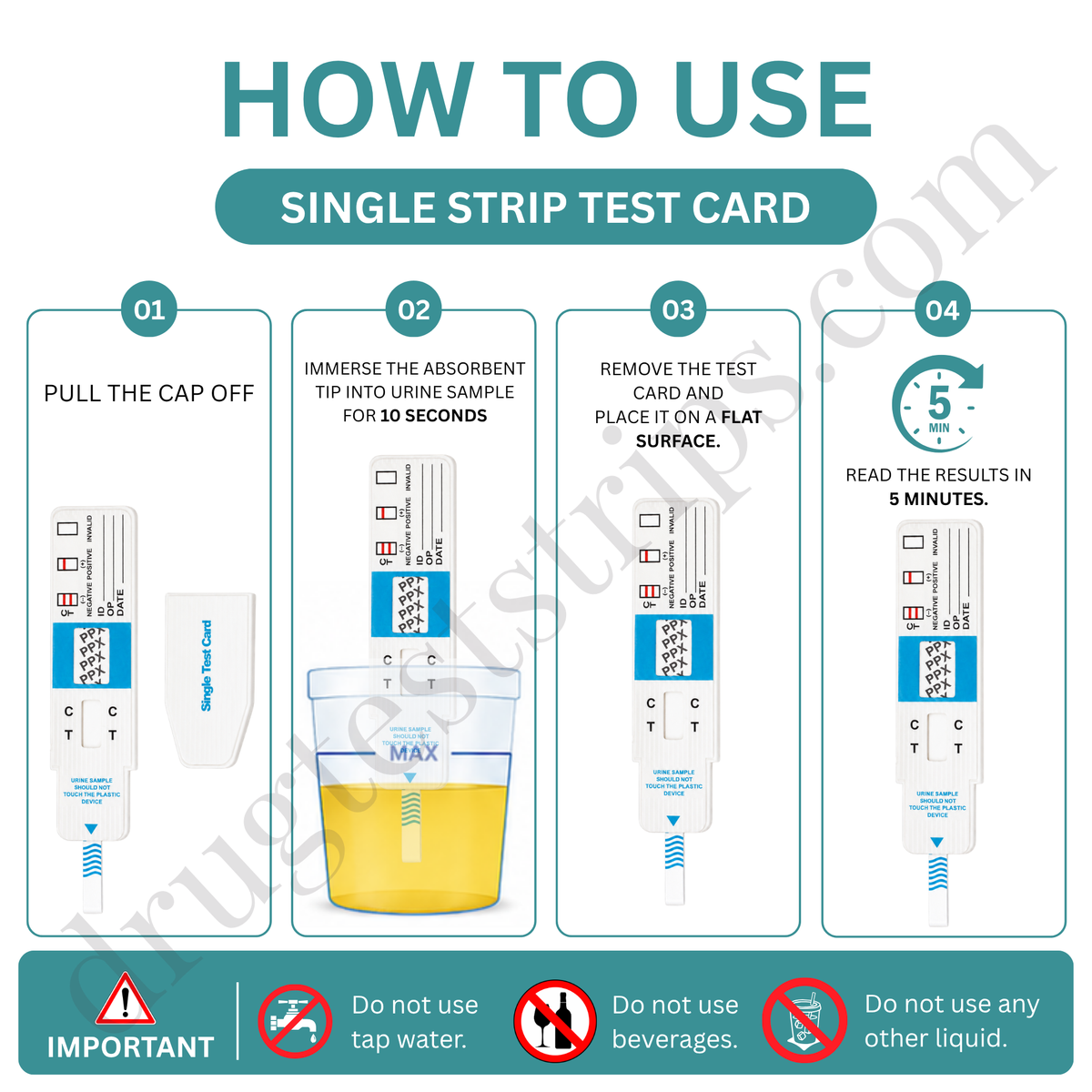 Dextromethorphan (DXM) Rapid Drug Test |  Serenity SM-DOA-DXM  25/Box