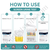 iScreen™ Dx Drug Screen Square Cup 10 Panel with Adulterant Testing |  Abbott |  Amphetamine, Barbiturates, Benzodiazepines, Cocaine, MDMA, Methamphetamine, Methadone, Opiates, Oxycodone, Phencyclidine | ABTDUAW110705E  25/Box